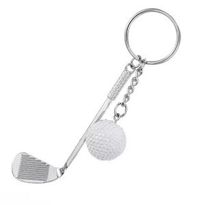 Golf Keychain Golf Ball Jewelry Golf Lovers